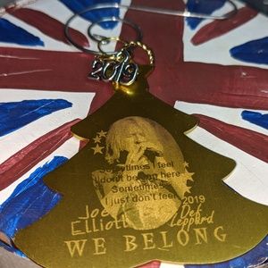 Def Leppard Joe Elliott EnGraved Christmas Ornamen